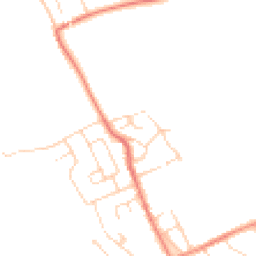 Daytime road noise heatmap for S45 8JB