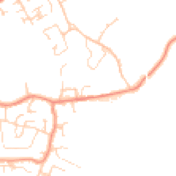 Daytime road noise heatmap for S45 9AD