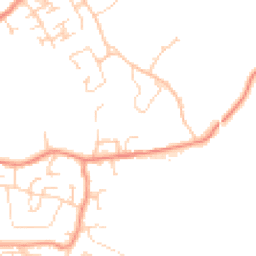 Daytime road noise heatmap for S45 9BH