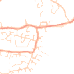 Daytime road noise heatmap for S45 9DR