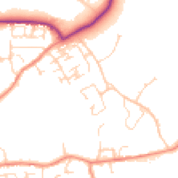 Daytime road noise heatmap for S45 9FA