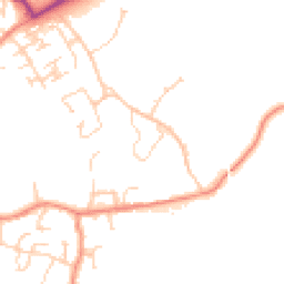Daytime road noise heatmap for S45 9FD