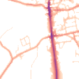 Daytime road noise heatmap for S45 9GW