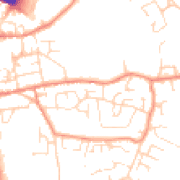 Daytime road noise heatmap for S45 9HR