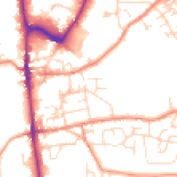 Daytime road noise heatmap for S45 9JJ