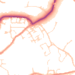 Daytime road noise heatmap for S45 9LN