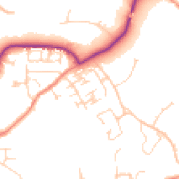 Daytime road noise heatmap for S45 9LP