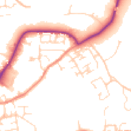 Daytime road noise heatmap for S45 9NA