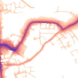 Daytime road noise heatmap for S45 9NH