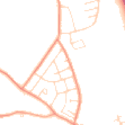 Daytime road noise heatmap for S45 9PS