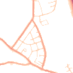 Daytime road noise heatmap for S45 9RD