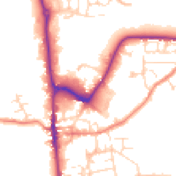 Daytime road noise heatmap for S45 9RJ