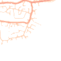 Daytime road noise heatmap for S45 9SR