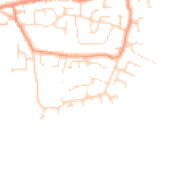 Daytime road noise heatmap for S45 9ST
