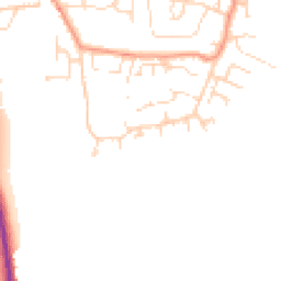 Daytime road noise heatmap for S45 9TA