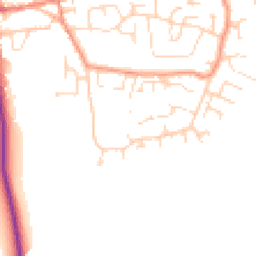 Daytime road noise heatmap for S45 9TB
