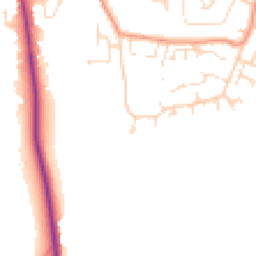Daytime road noise heatmap for S45 9TE