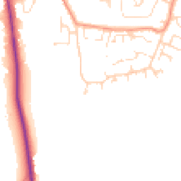 Daytime road noise heatmap for S45 9TF