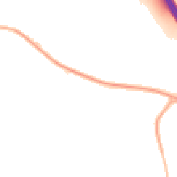 Night-time road noise heatmap for S5 0AQ