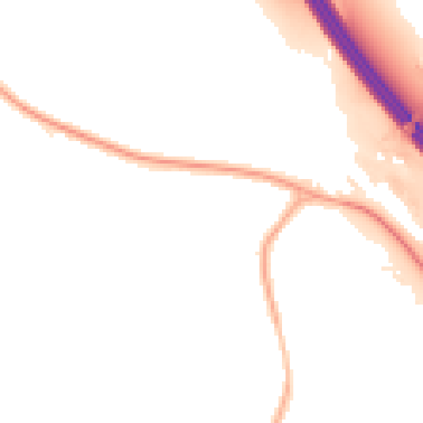 Night-time road noise heatmap for S5 0EA