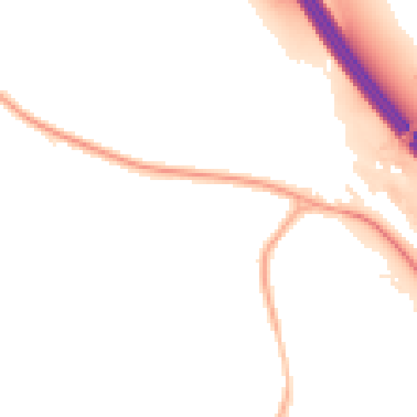 Night-time road noise heatmap for S5 0EB