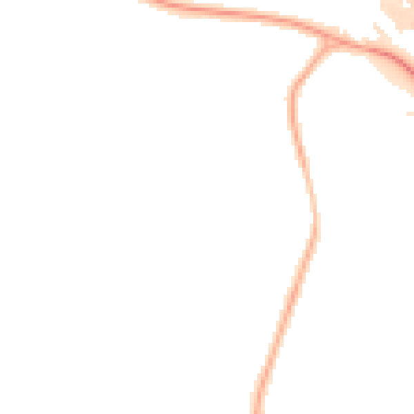 Night-time road noise heatmap for S5 0EE
