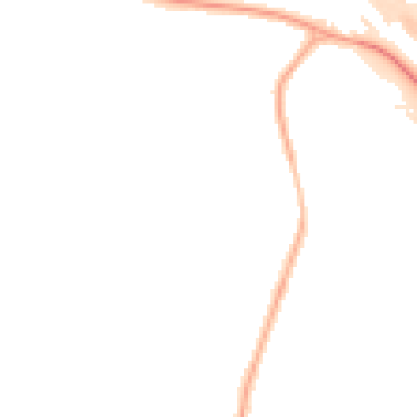 Night-time road noise heatmap for S5 0EF