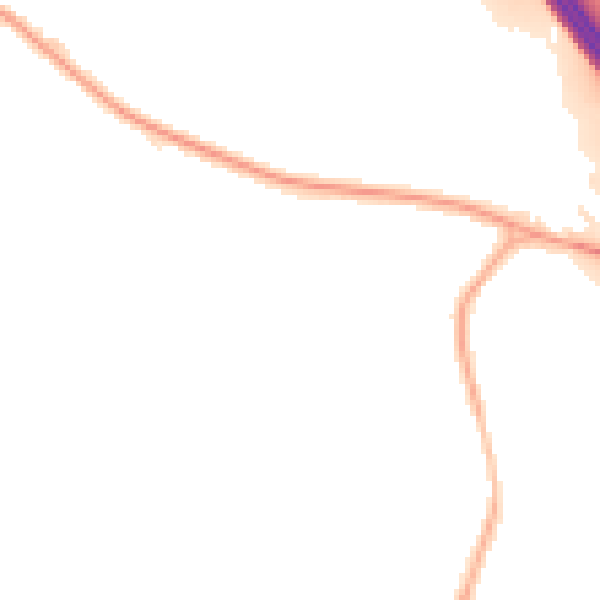 Night-time road noise heatmap for S5 0EH