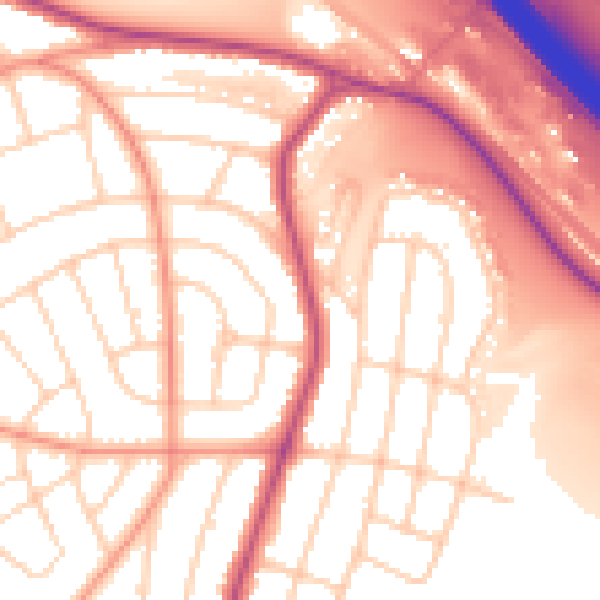 Daytime road noise heatmap for S5 0ER