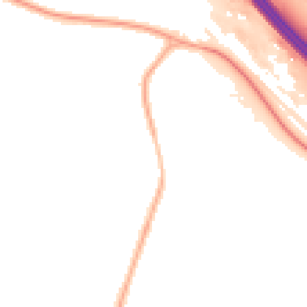Night-time road noise heatmap for S5 0ER