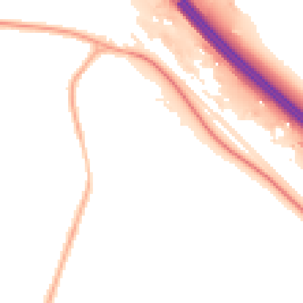 Night-time road noise heatmap for S5 0TW