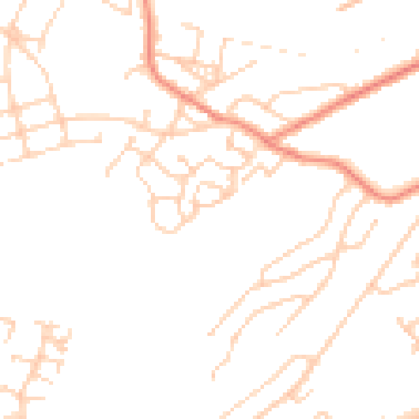 Daytime road noise heatmap for S5 6DH