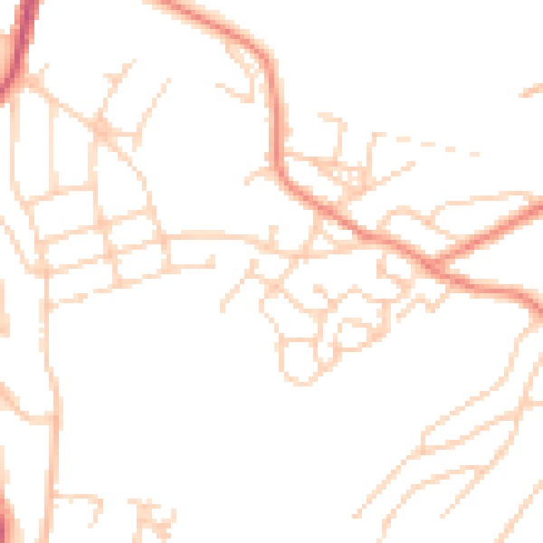 Daytime road noise heatmap for S5 6GD