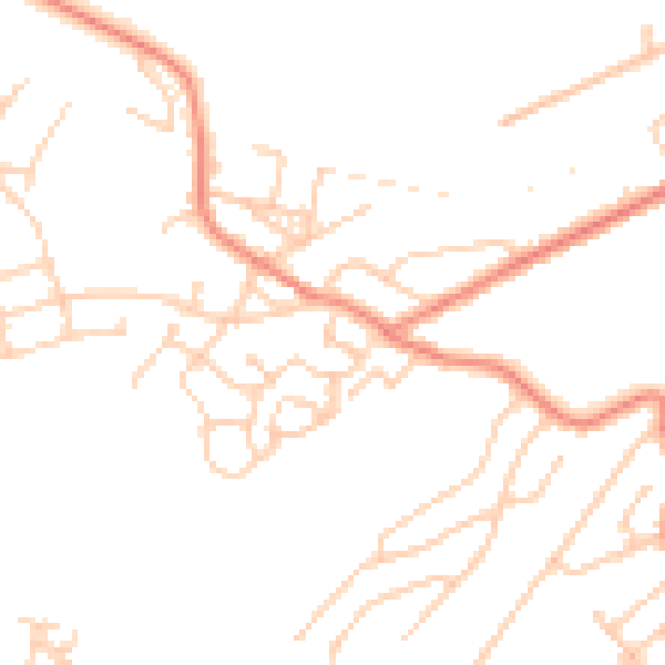 Daytime road noise heatmap for S5 6GH