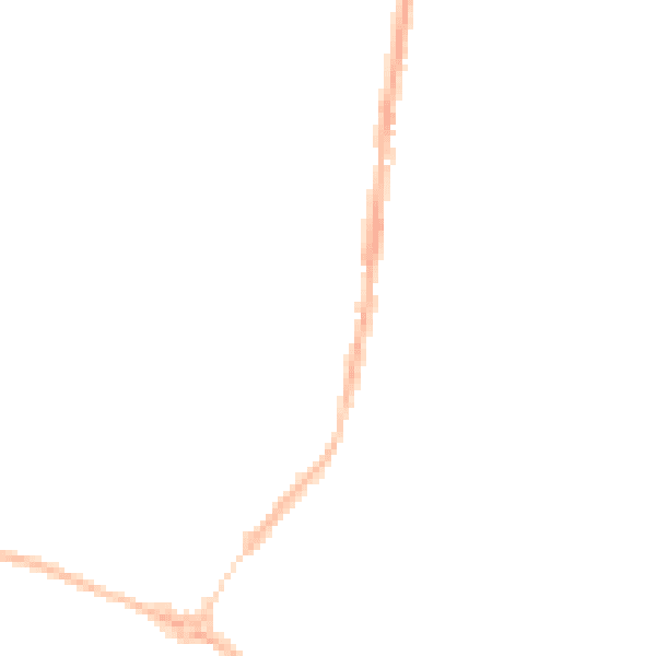 Night-time road noise heatmap for S5 6GY
