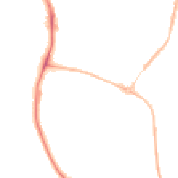 Night-time road noise heatmap for S5 6QB