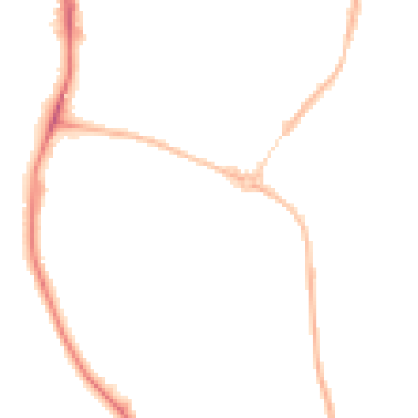 Night-time road noise heatmap for S5 6QF
