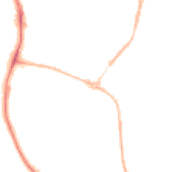 Night-time road noise heatmap for S5 6QQ
