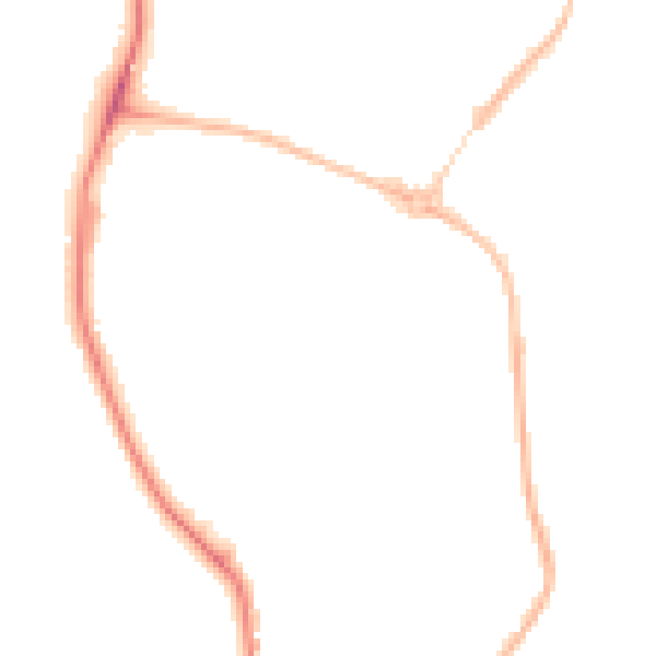 Night-time road noise heatmap for S5 6SU