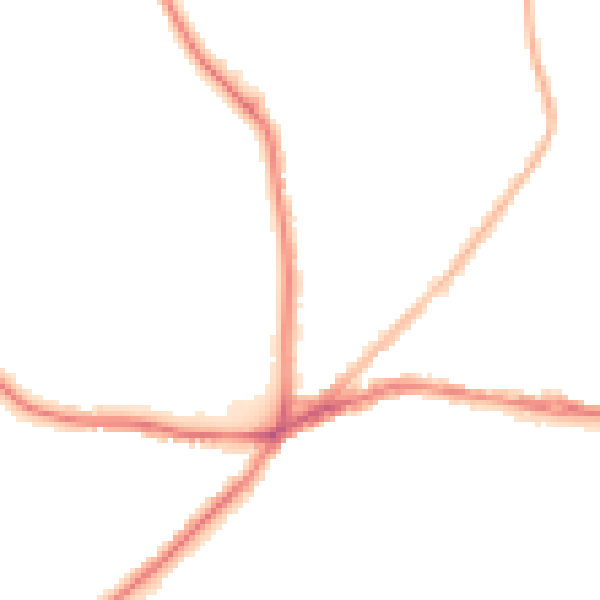 Night-time road noise heatmap for S5 6UA