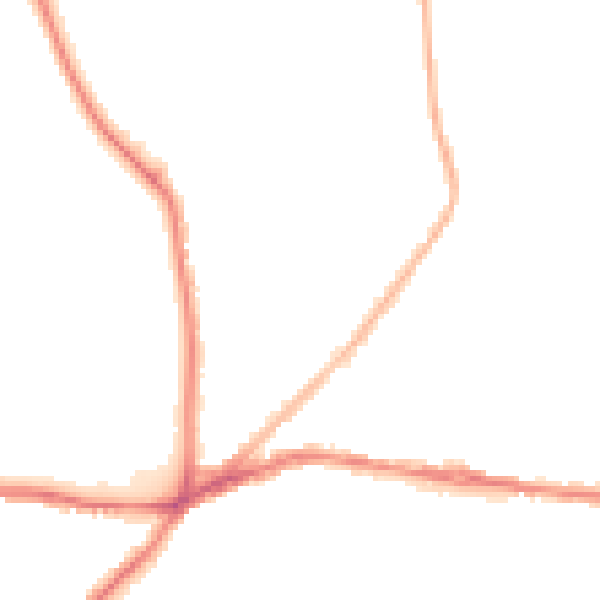Night-time road noise heatmap for S5 6UQ