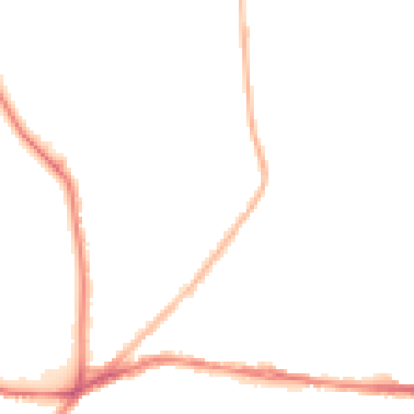 Night-time road noise heatmap for S5 6WE