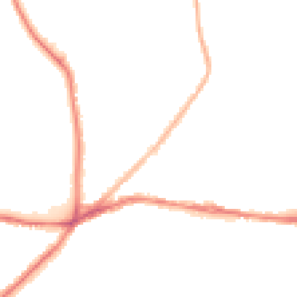 Night-time road noise heatmap for S5 6WT