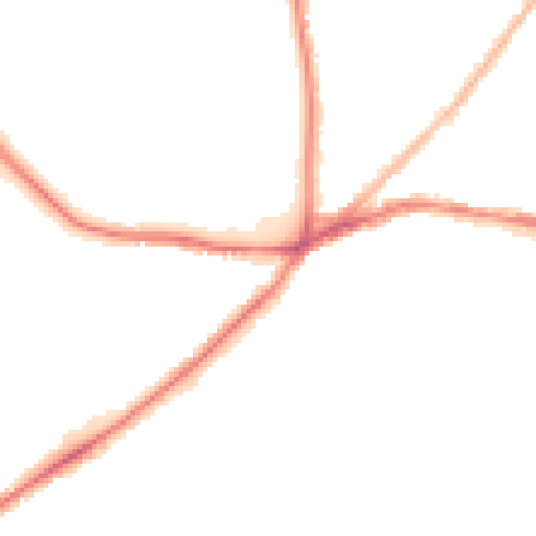 Night-time road noise heatmap for S5 7AF