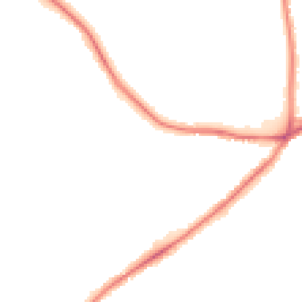 Night-time road noise heatmap for S5 7BL