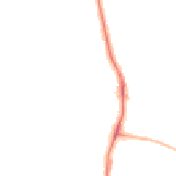 Night-time road noise heatmap for S5 7DT