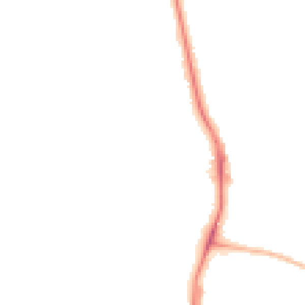 Night-time road noise heatmap for S5 7DU