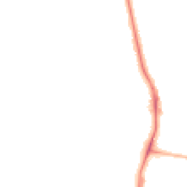 Night-time road noise heatmap for S5 7TE