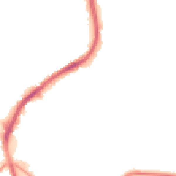 Night-time road noise heatmap for S5 8LA