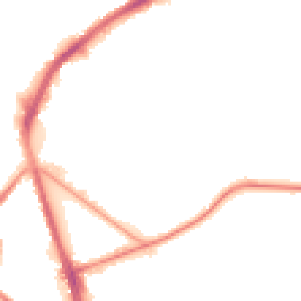 Night-time road noise heatmap for S5 8NU